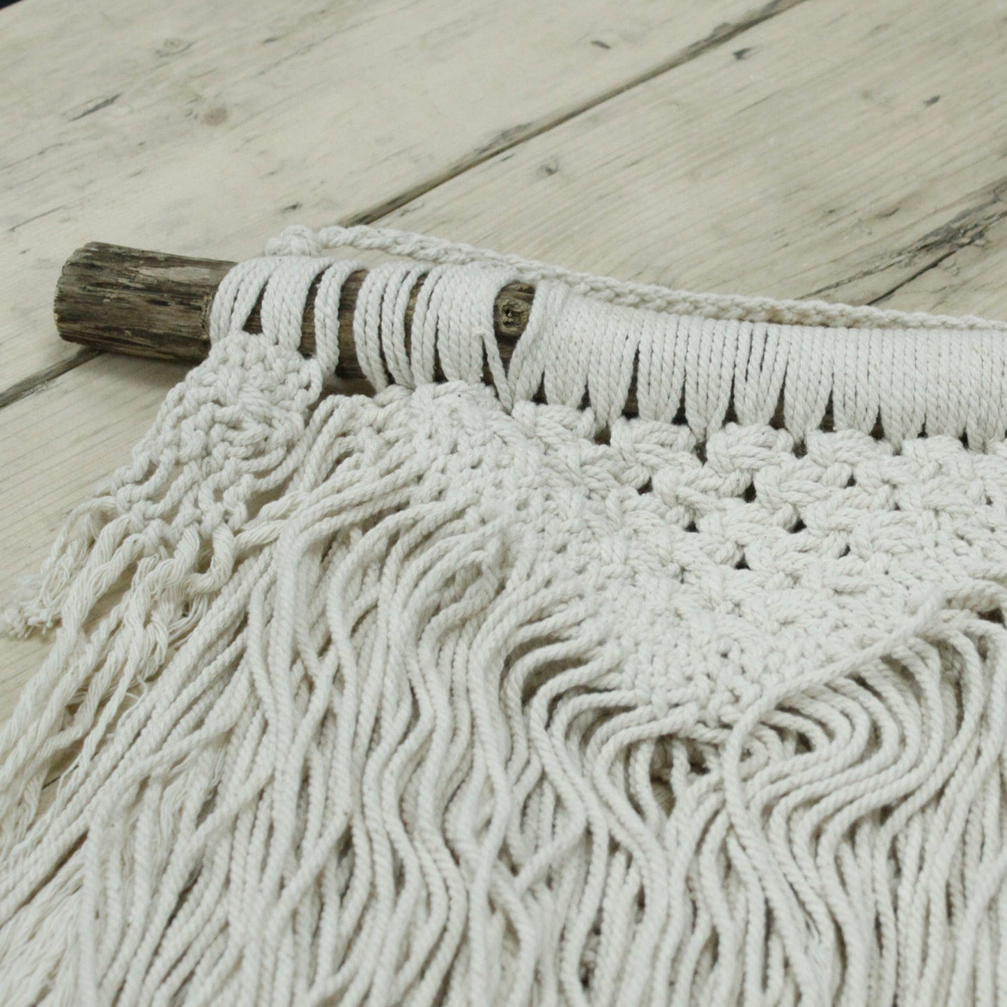 Hand-Made Macrame Wall Hanging - Natural Abundance