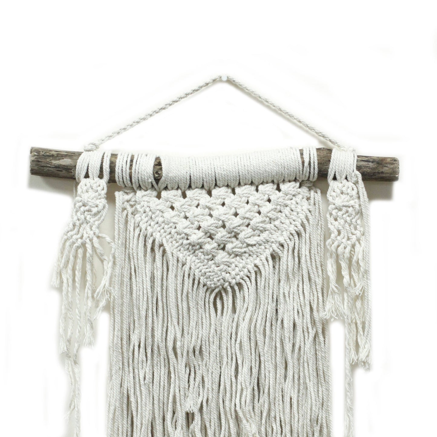 Hand-Made Macrame Wall Hanging - Natural Abundance