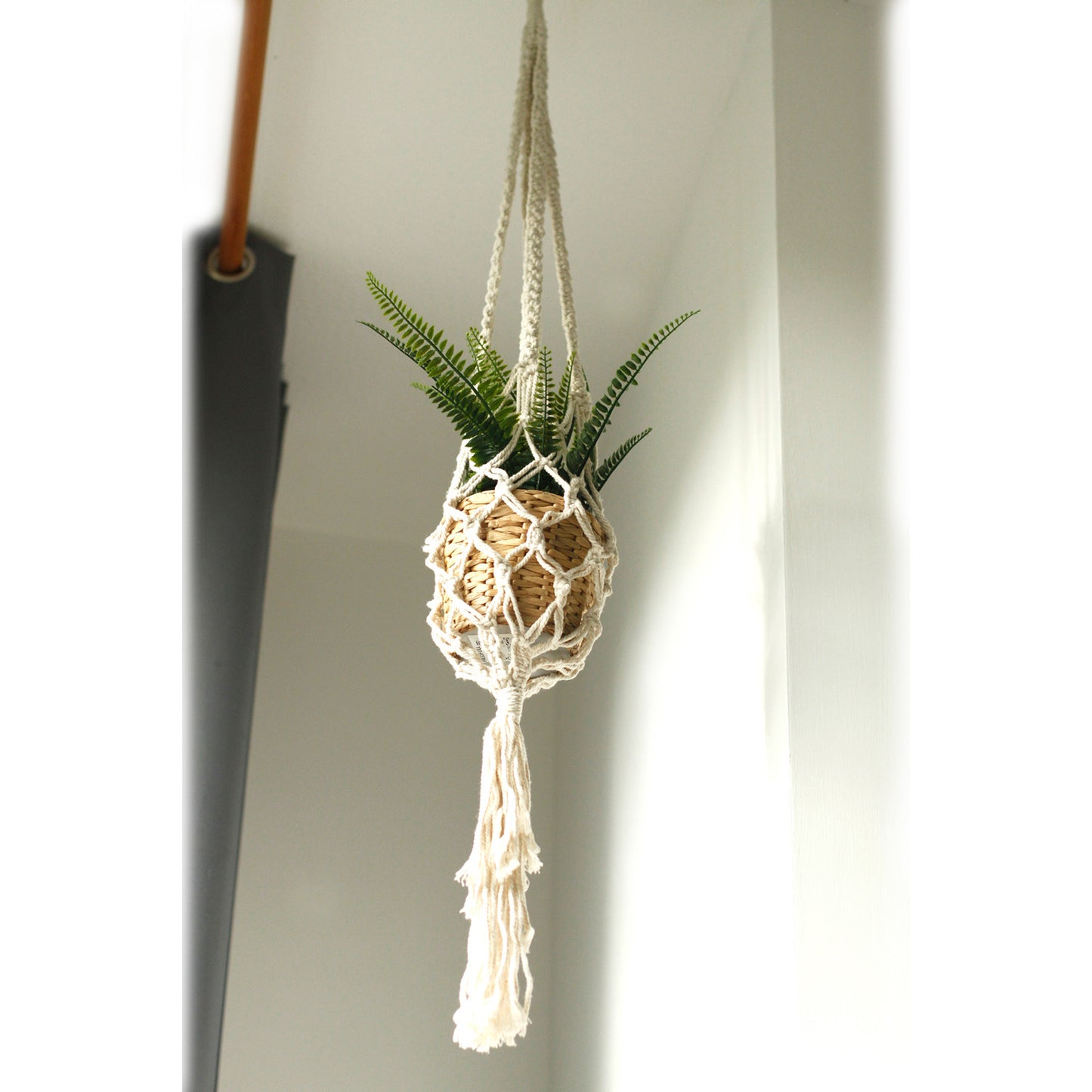 Macrame Pot Holder - Large Pot Holder - Extra Long