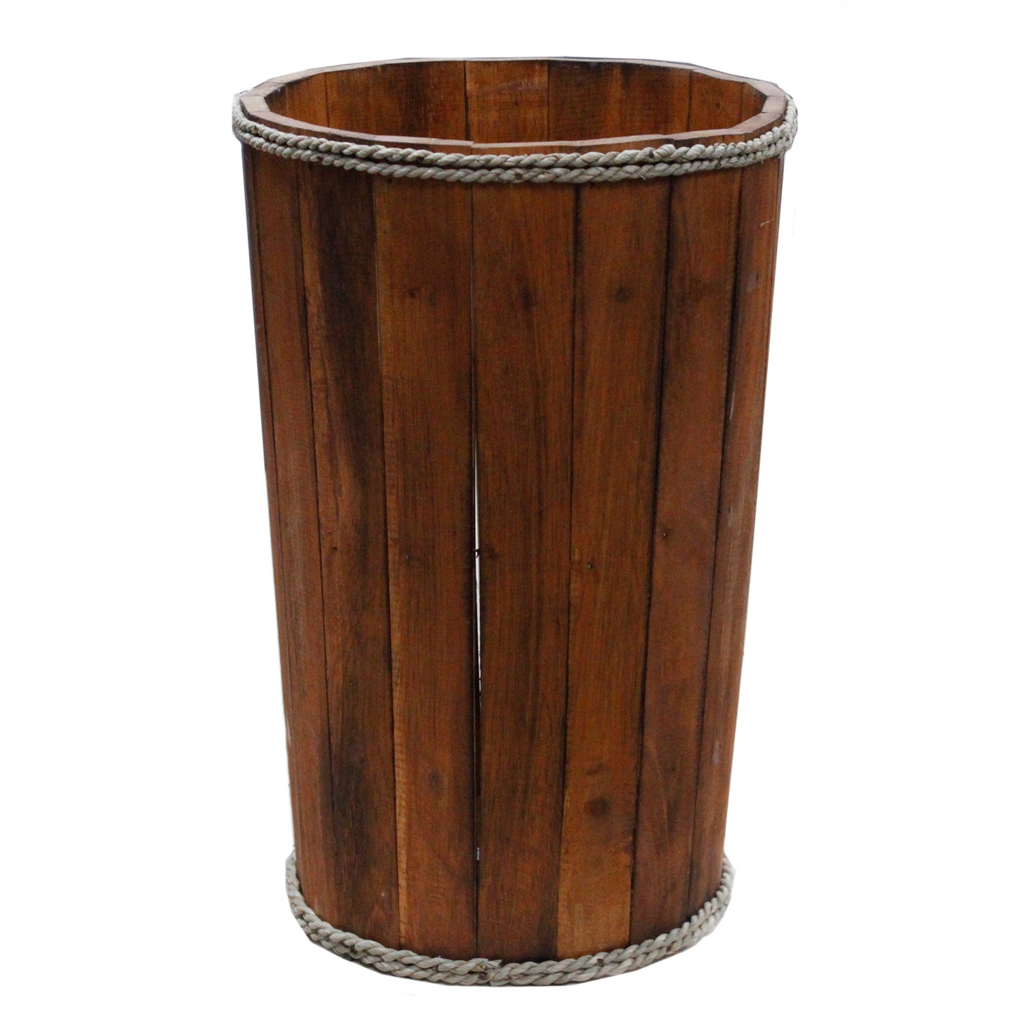 Lrg Nautical Display Tub - Brown 45x32cm