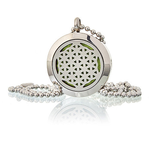 Aromatherapy Jewellery Necklace - Flower of Life 25mm