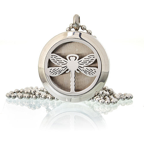 Aromatherapy Jewellery Necklace - Dragonfly 25mm