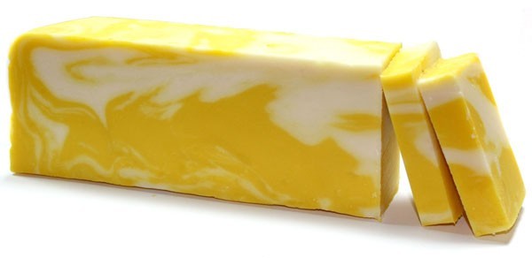 Lemon - Olive Oil Soap Slice