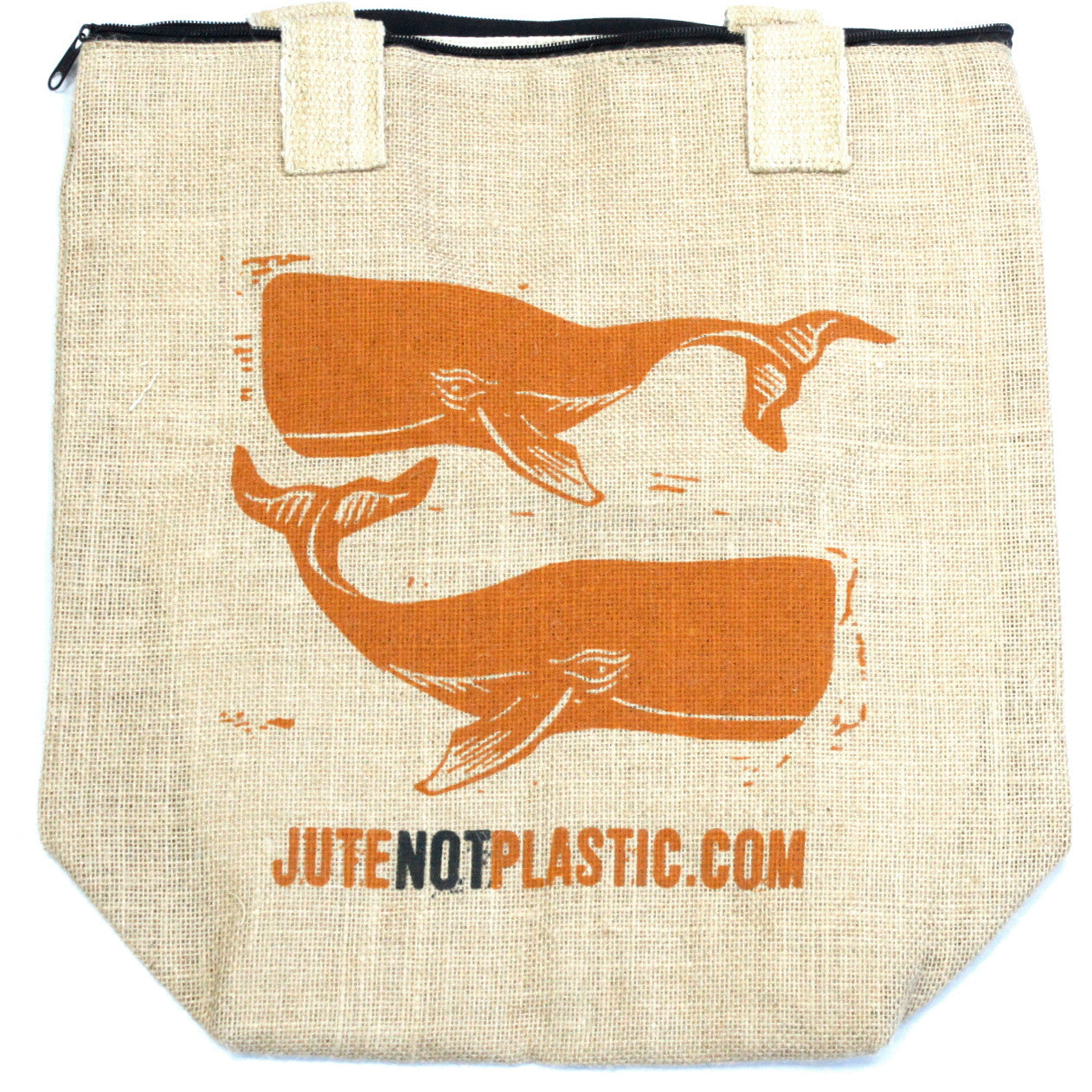 Two Whales Jute Bag