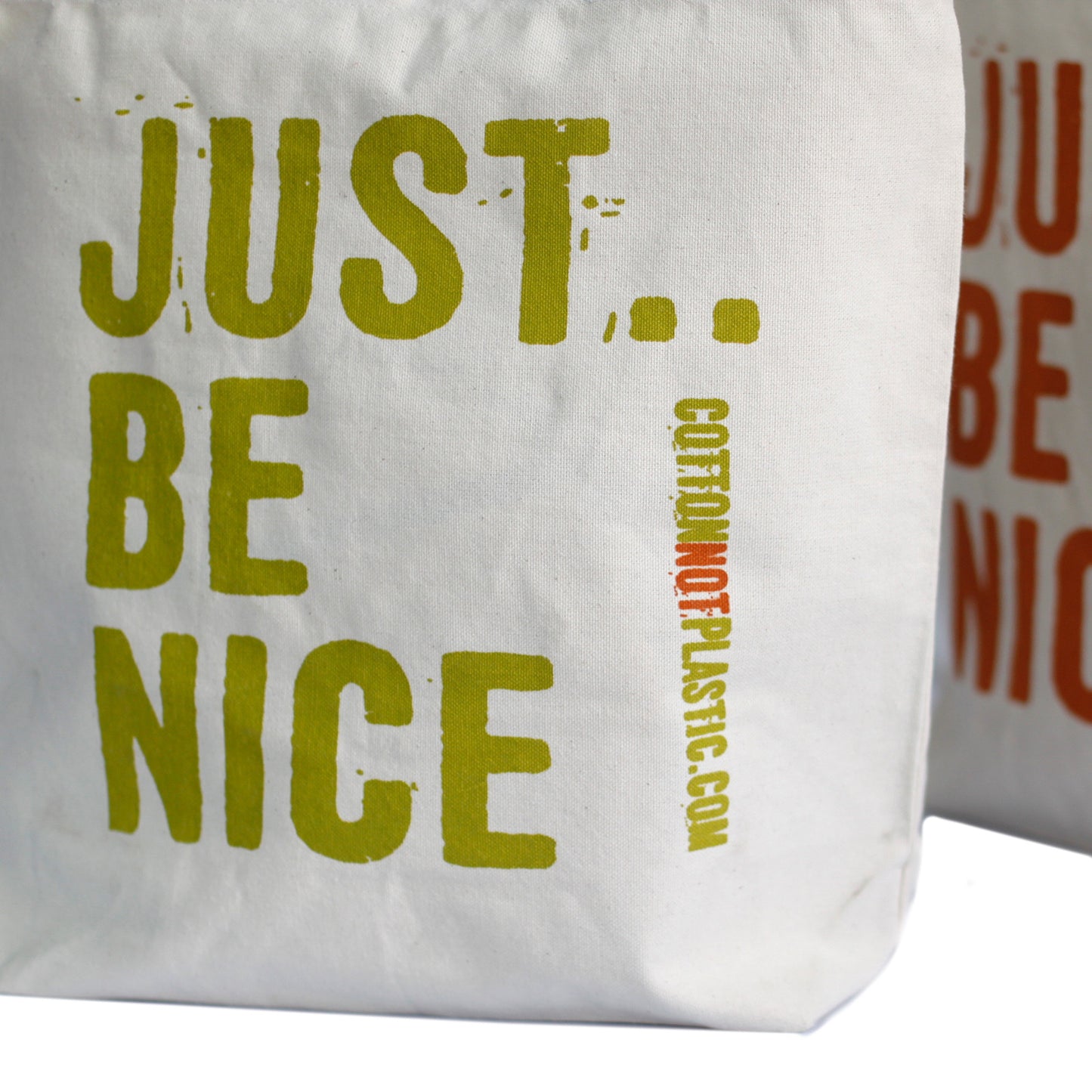 Just Be Nice Tote Bag - (4 designs)