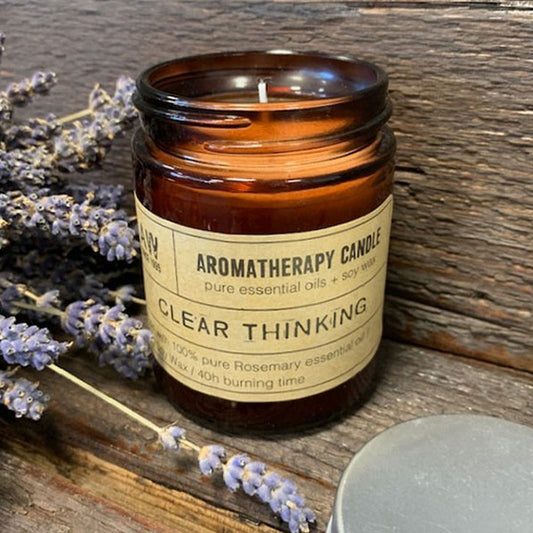 Aromatherapy Soy Candle 200g - Clear Thinking