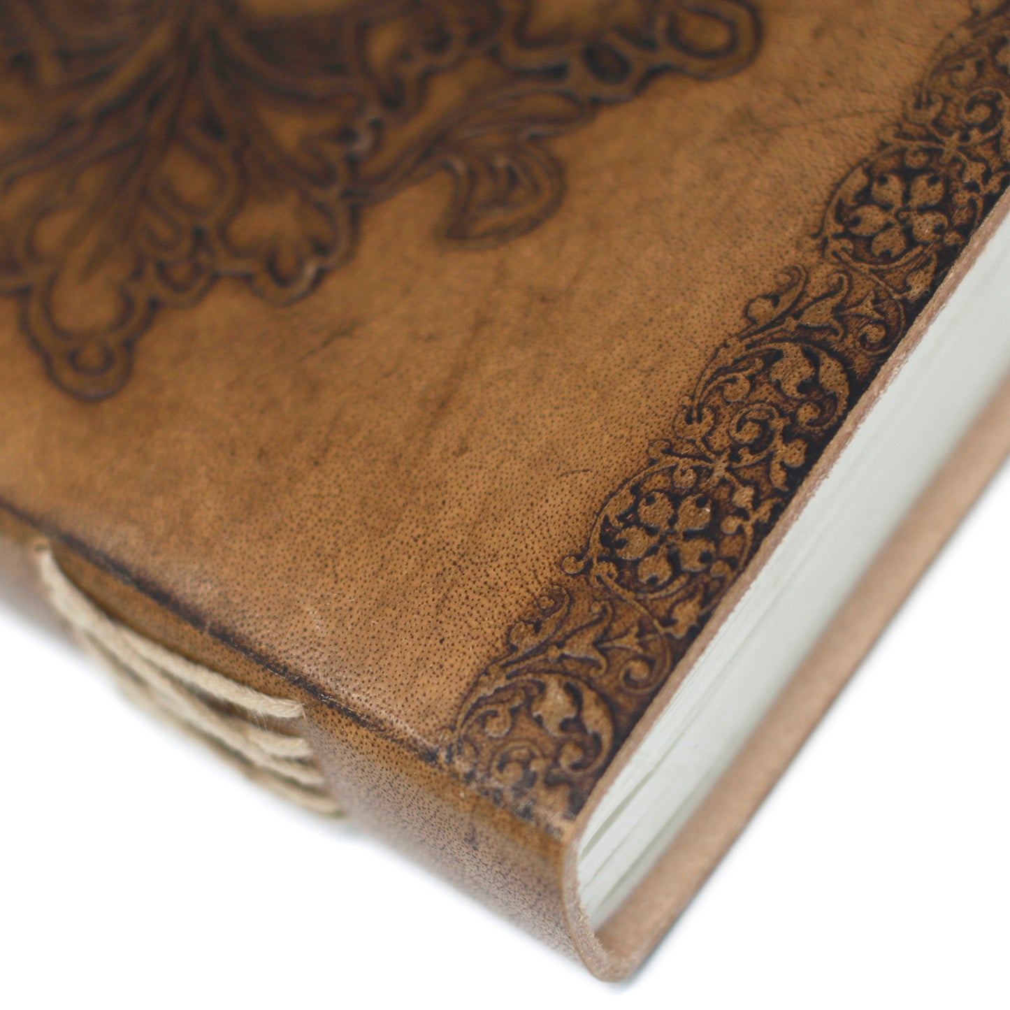 Leather Greenman Notebook (200 Pages)