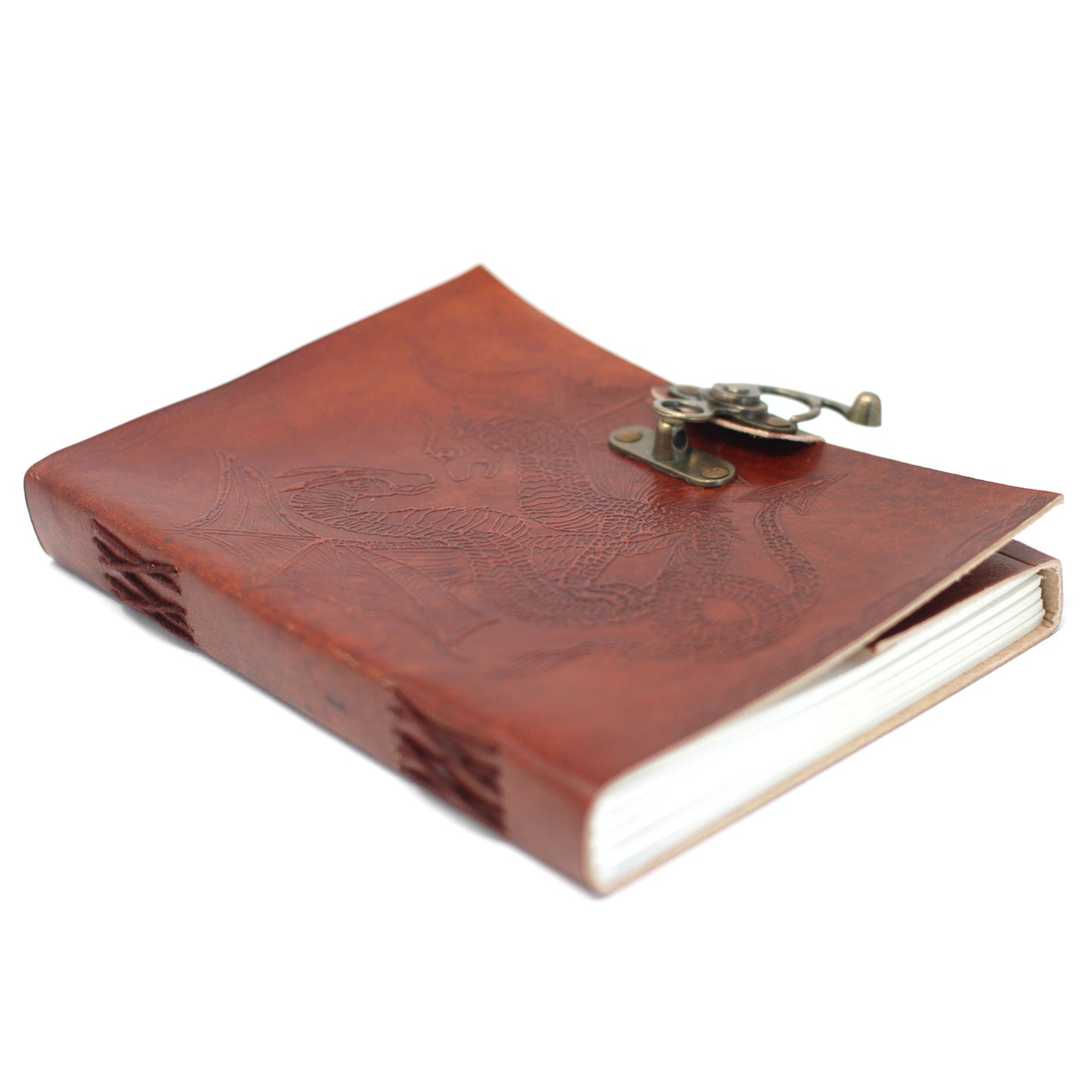 Leather Dragon Notebook  (200 Pages)