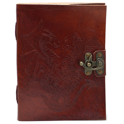 Leather Dragon Notebook  (200 Pages)