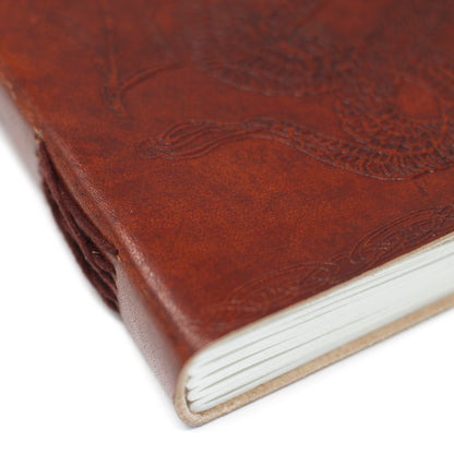 Leather Dragon Notebook  (200 Pages)