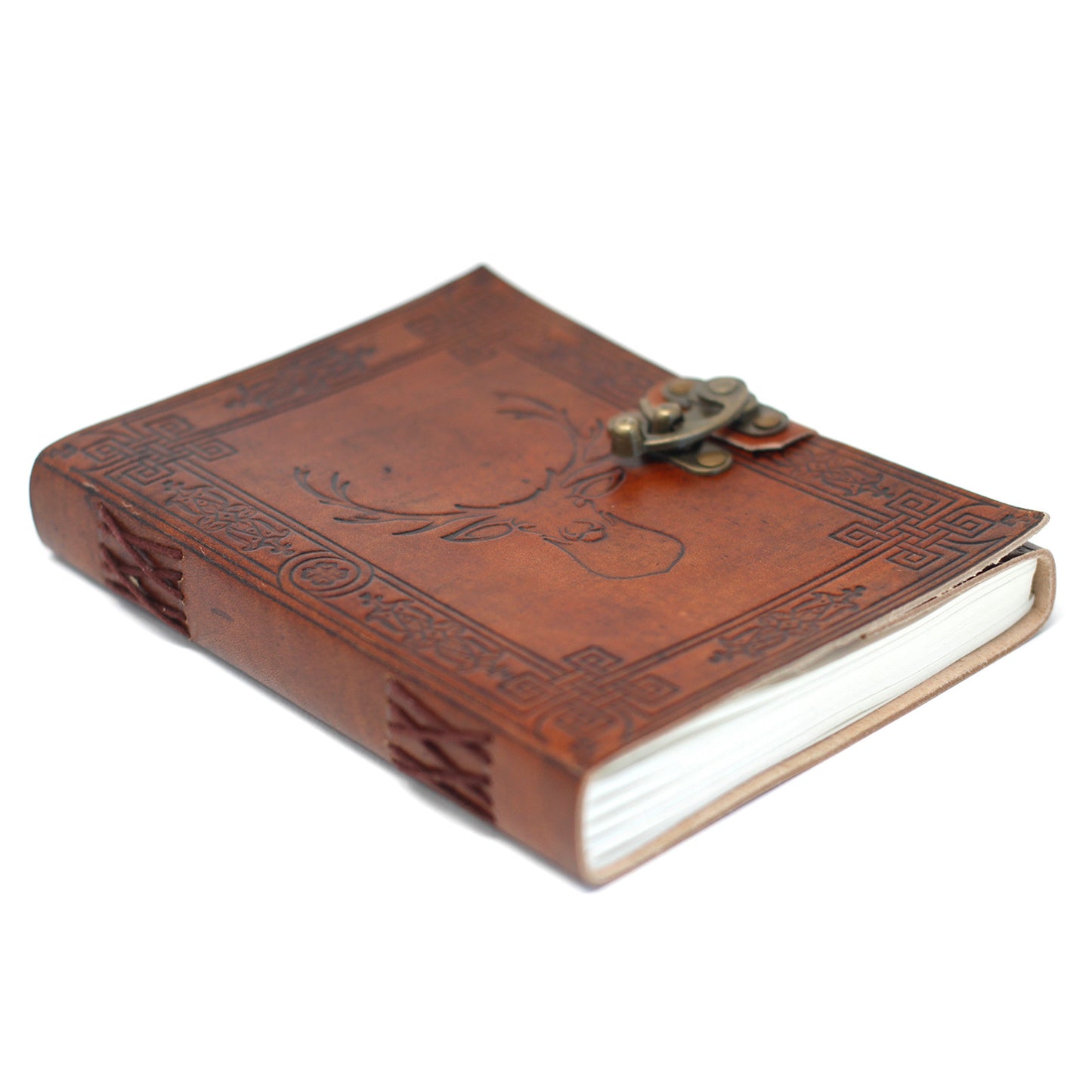 Leather Stag Notebook  (200 Pages)