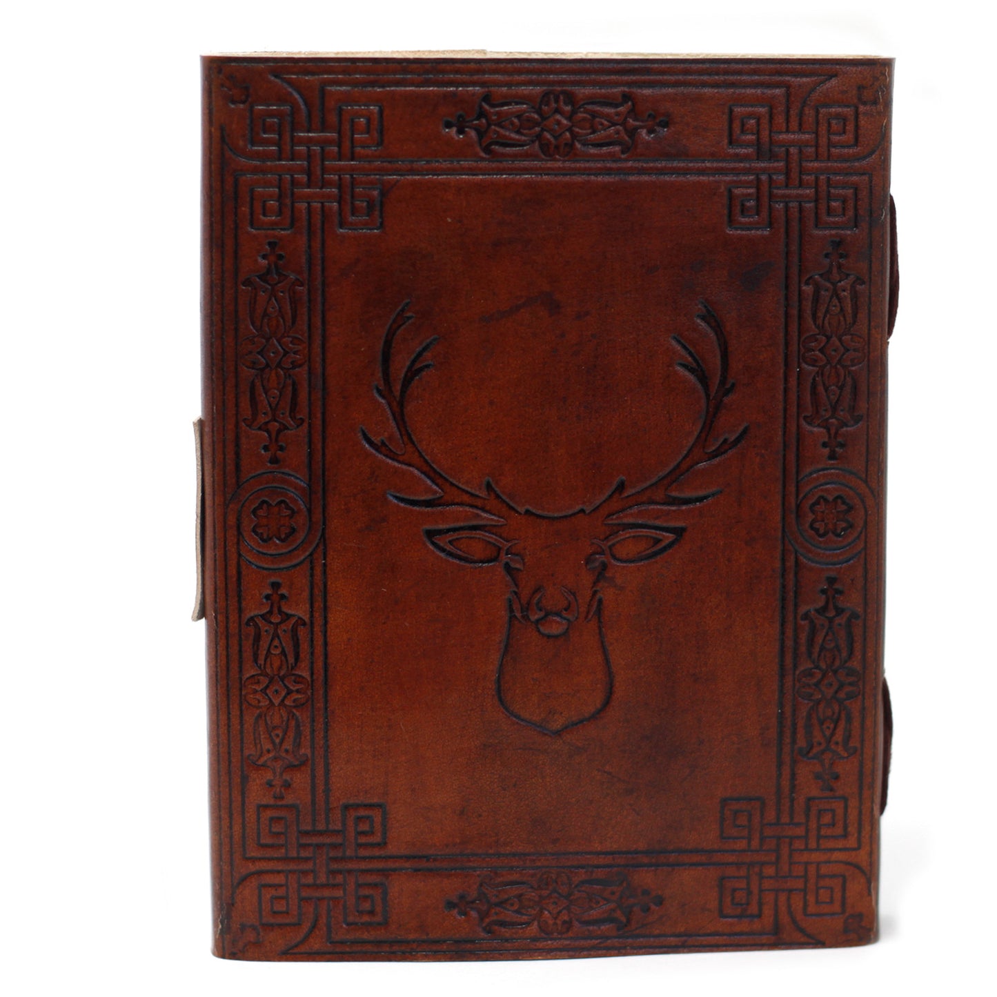 Leather Stag Notebook  (200 Pages)