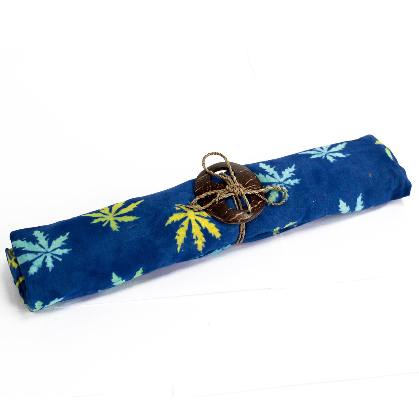 Bali Block Print Sarong - Tropical Leaves (4 Assorted Colours)