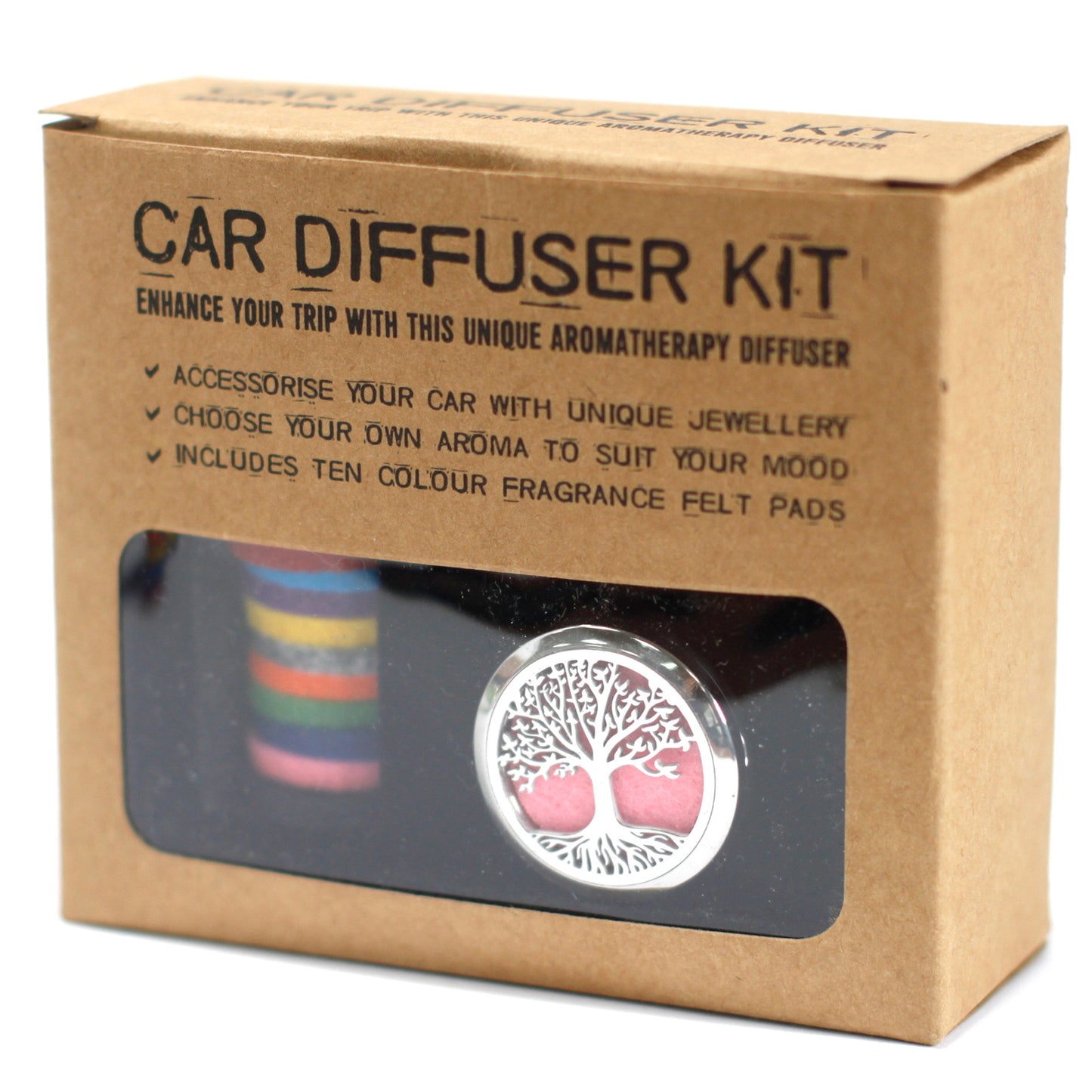 Car Diffuser Kit - Flower of Life - 30mm