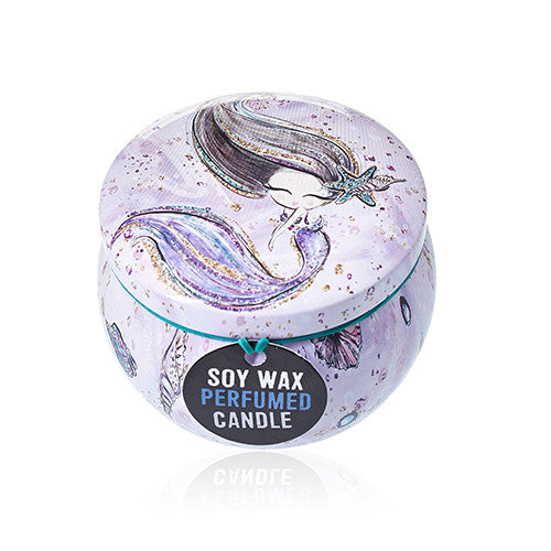 Art Tin Candle - Sea life