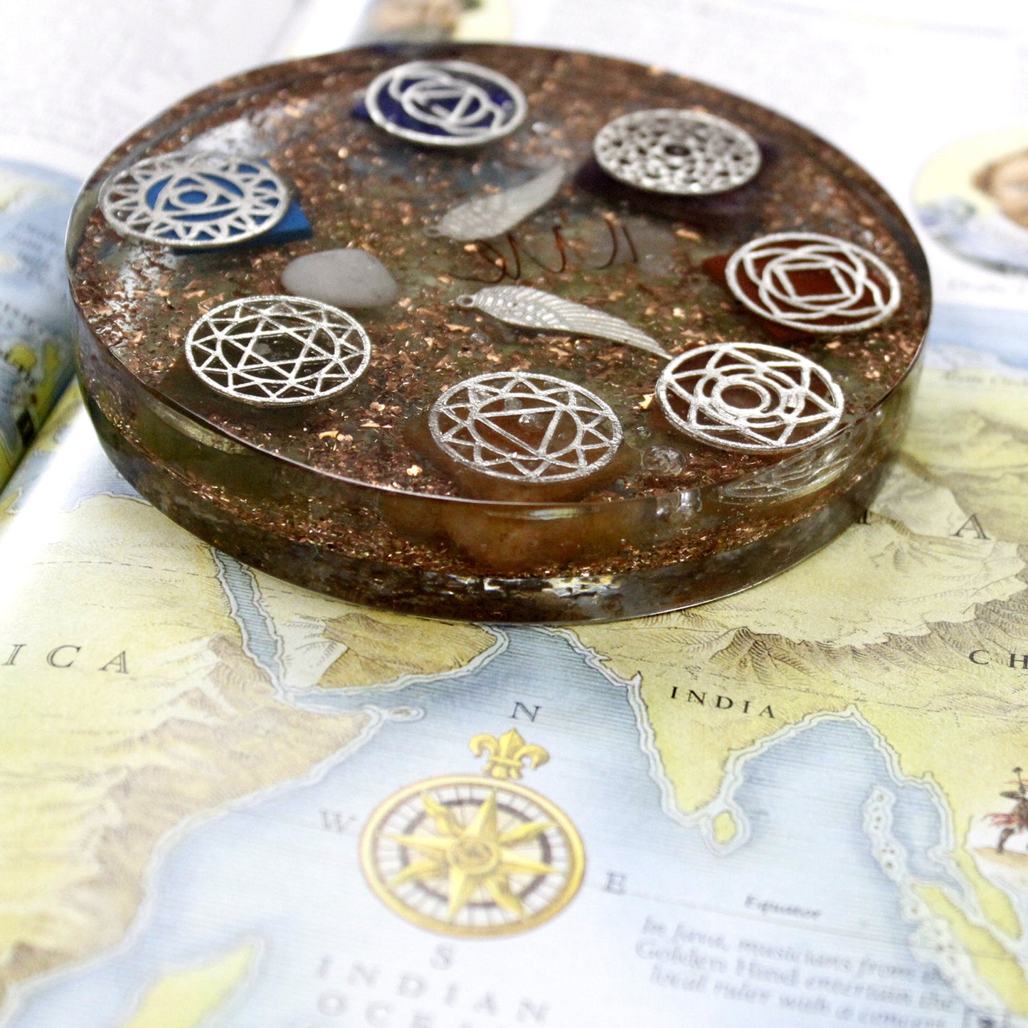 Orgonite Desk Power Packs - Angel Chakra - Lrg