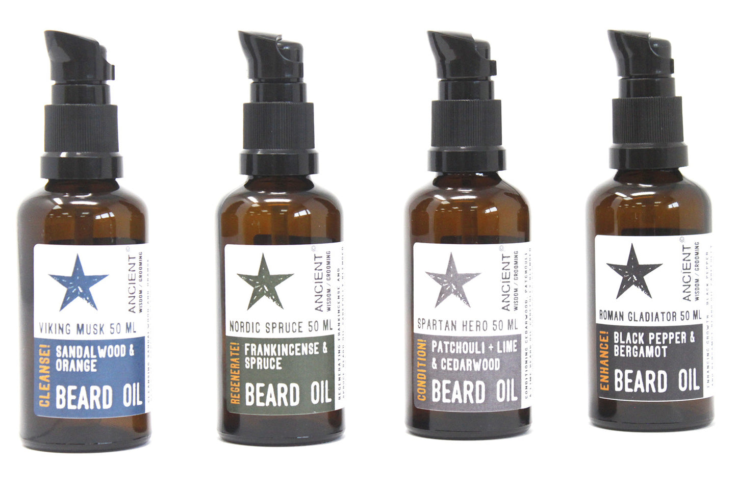 50ml Beard Oil - Roman Gladiator - Enhance!