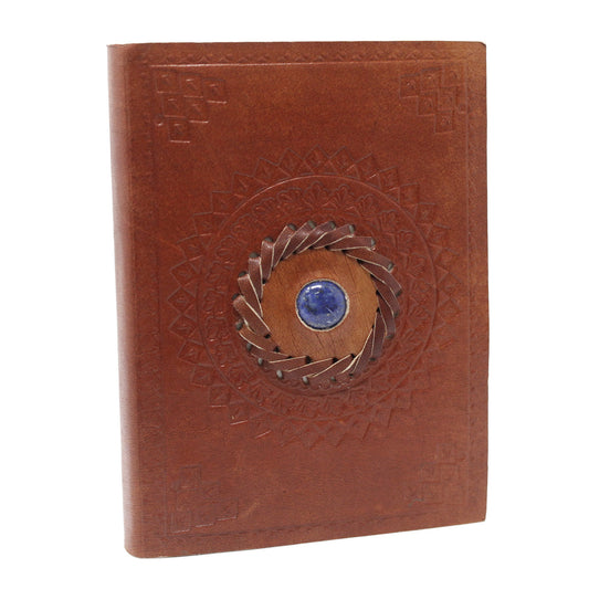 Leather Lapis Notebook (200 Pages)