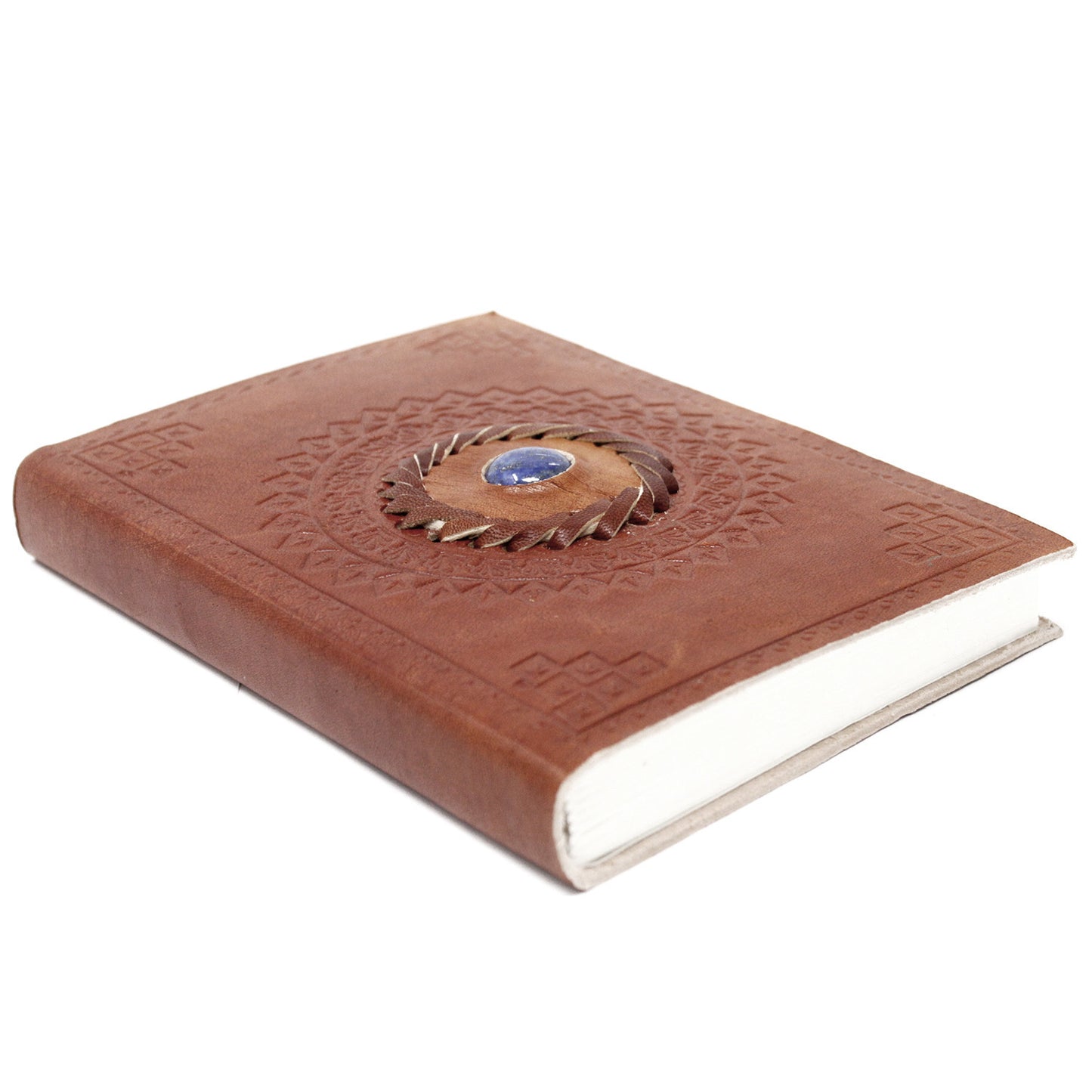 Leather Lapis Notebook (200 Pages)