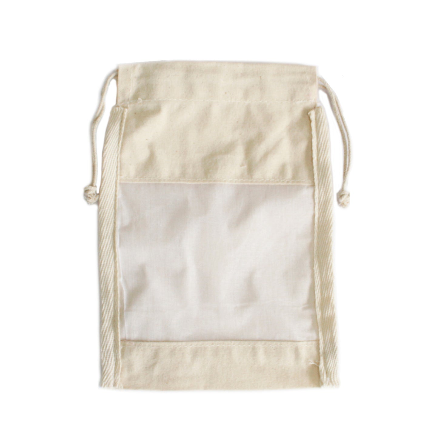 Med Cotton Window Pouch - 21x15cm