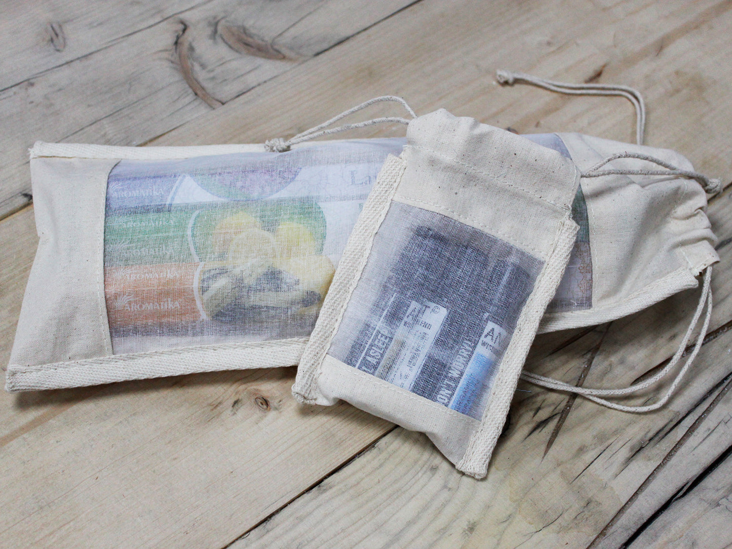 Med Cotton Window Pouch - 21x15cm