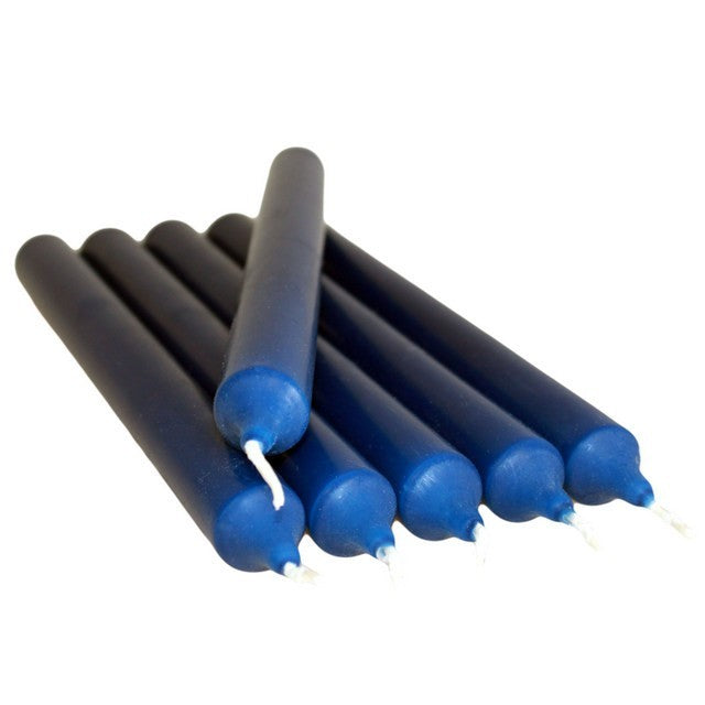 Navy Blue Dinner Candles - 5 Pack