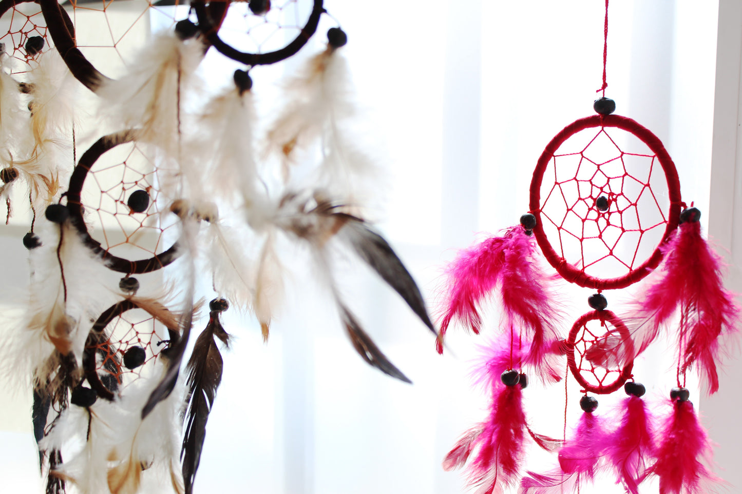 Bali Dreamcatcher - Medium Round - Available in Pink, Purple & Turqoise