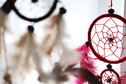 Bali Dreamcatcher - Small Heart - Available in Pink, Purple & Turqoise