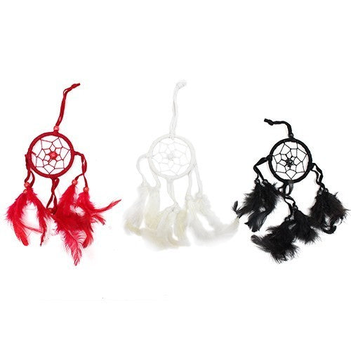 Bali Dreamcatcher - Small Round - Available in Black, White & Red