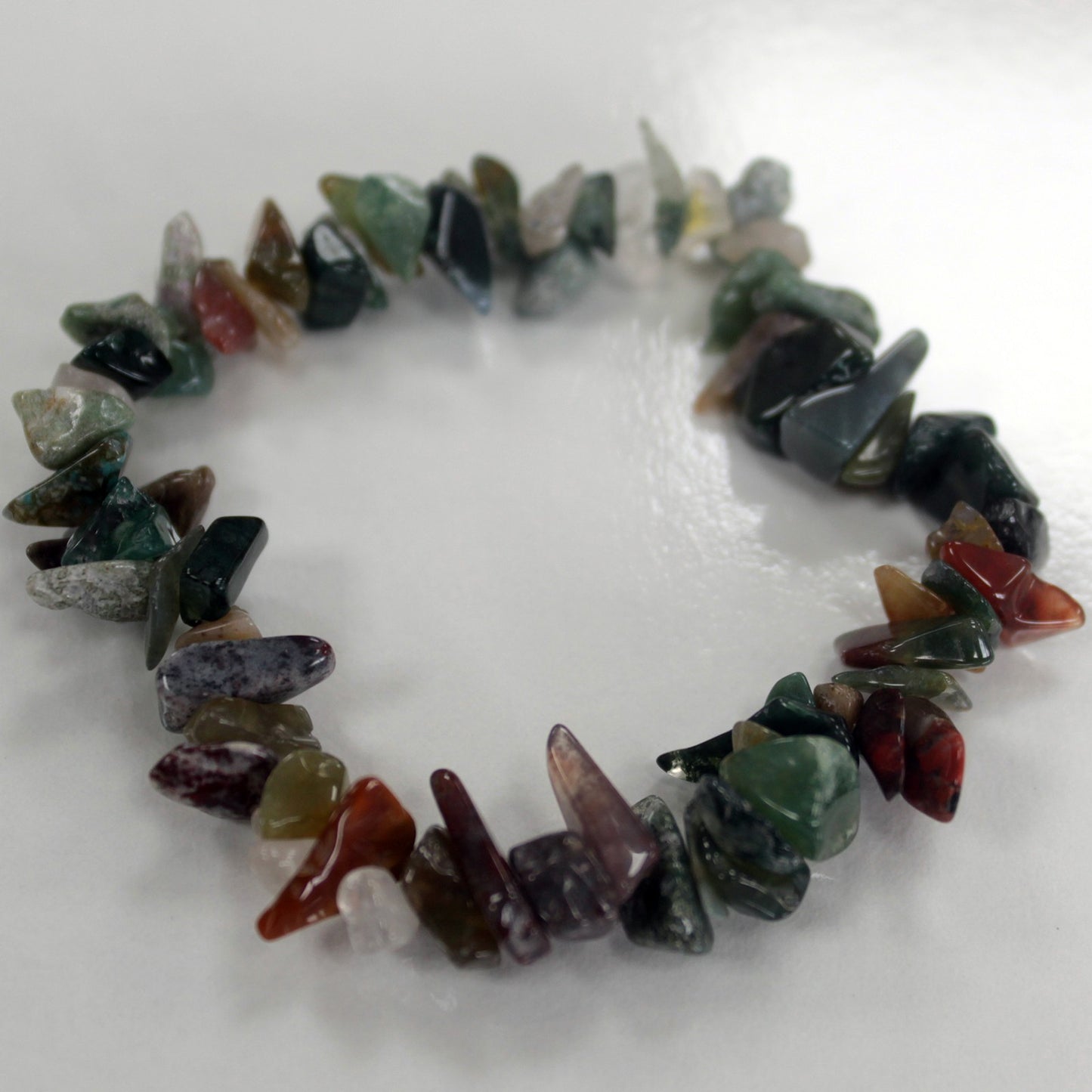 Chipstone Bracelet - Moss Agate