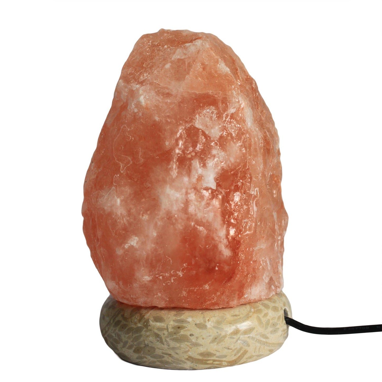 USB Natural Salt Lamp - 11.5 cm (white light)