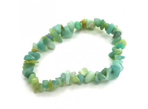 Amazonite Crystal Chip Bracelet