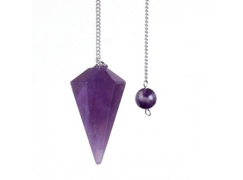 Amethyst Pendulum (Faceted)