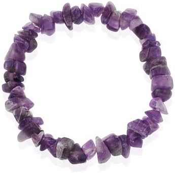 Amethyst Crystal Chip Bracelet