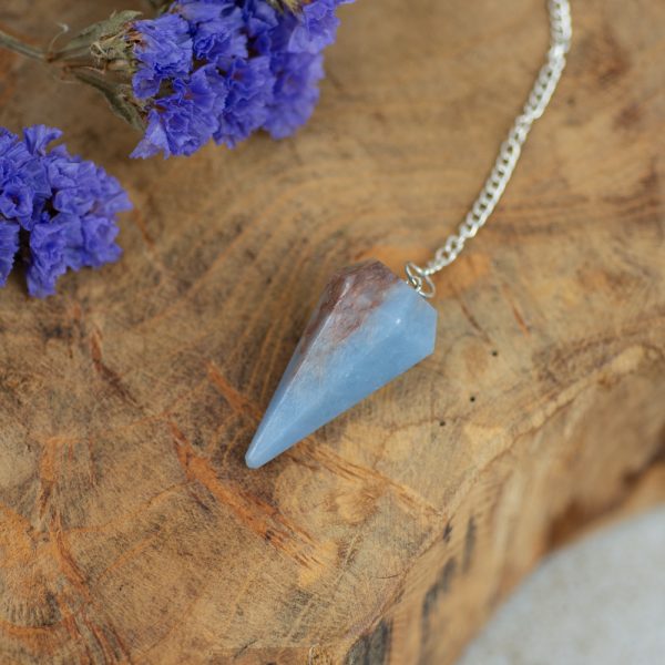 Angelite Pendulum (Faceted)