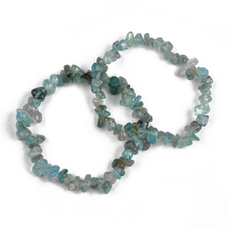 Apatite Crystal Chip Bracelet