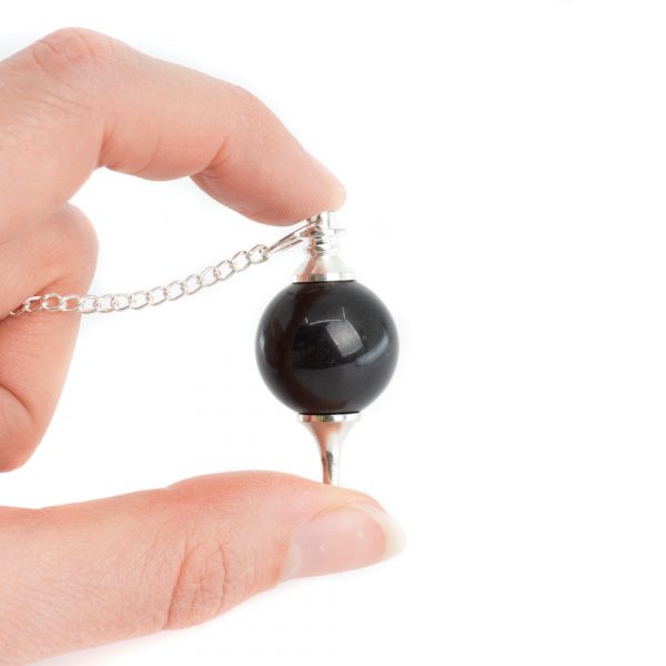 Black Agate Pendulum (Ball)