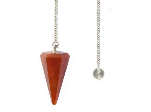 Carnelian Pendulum (Faceted)