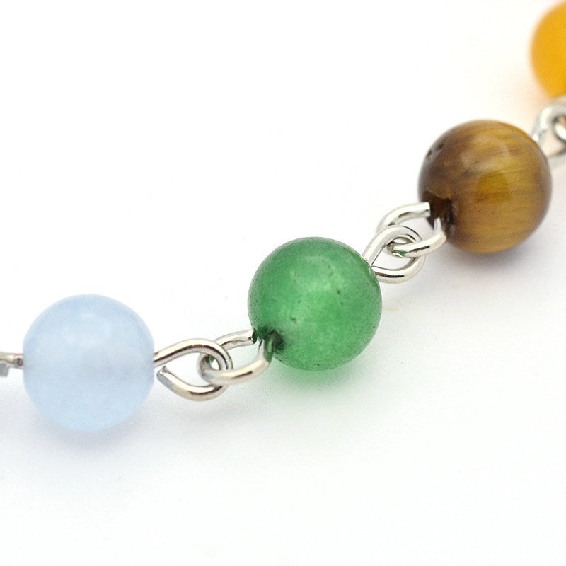 Chakra Ball Bracelet Chain