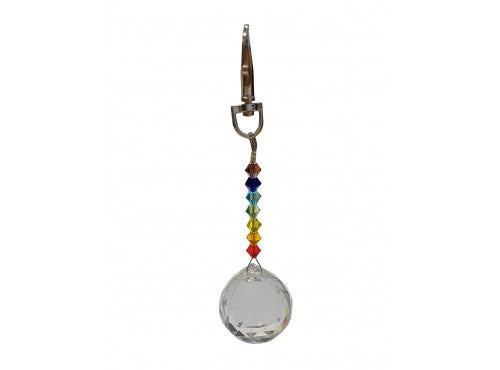 Chakra Pendant Crystal Keyring