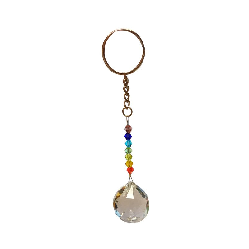 Chakra Pendant Crystal Keyring