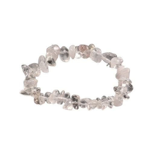 Clear Quartz Crystal Chip Bracelet