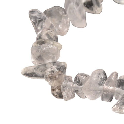 Clear Quartz Crystal Chip Bracelet