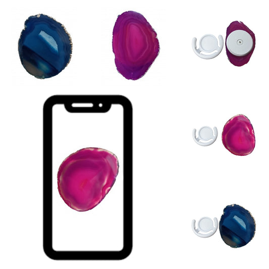 Agate Phone Grip (Available in Pink, Purple & Blue)