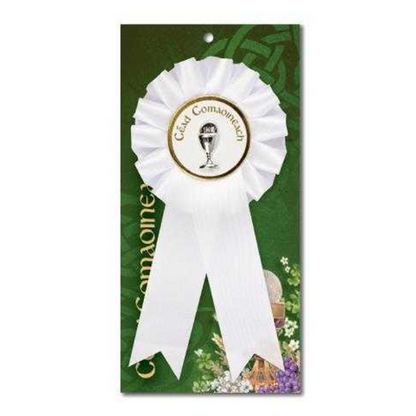 First Communion Rosette as Gaeilge (Céad Comaoineach)