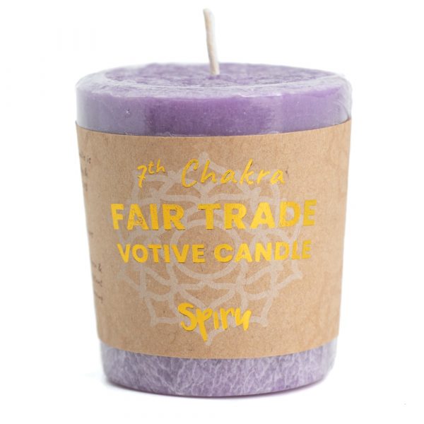 Crown Chakra Votive Candle - FairTrade