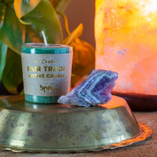 Heart Chakra Votive Candle- FairTrade