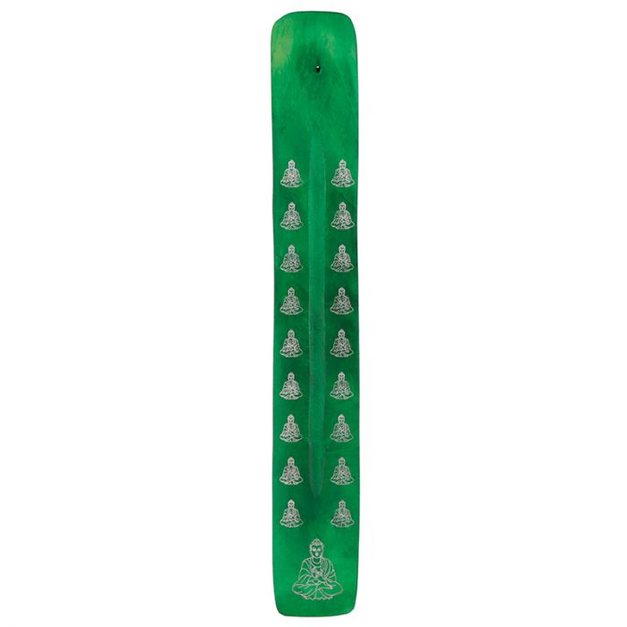 Wooden Incense Ash Catcher - Green