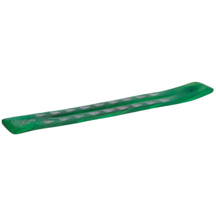 Wooden Incense Ash Catcher - Green