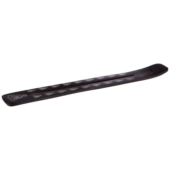 Wooden Incense Ash Catcher - Black